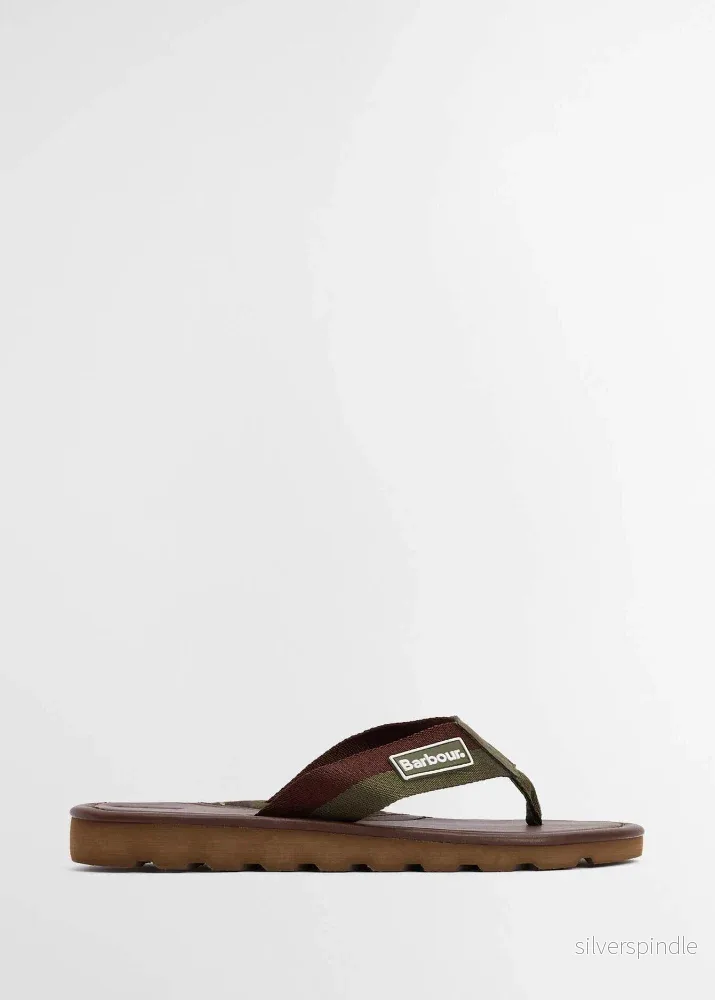 Barbour Harker Sandal Choc/Olive