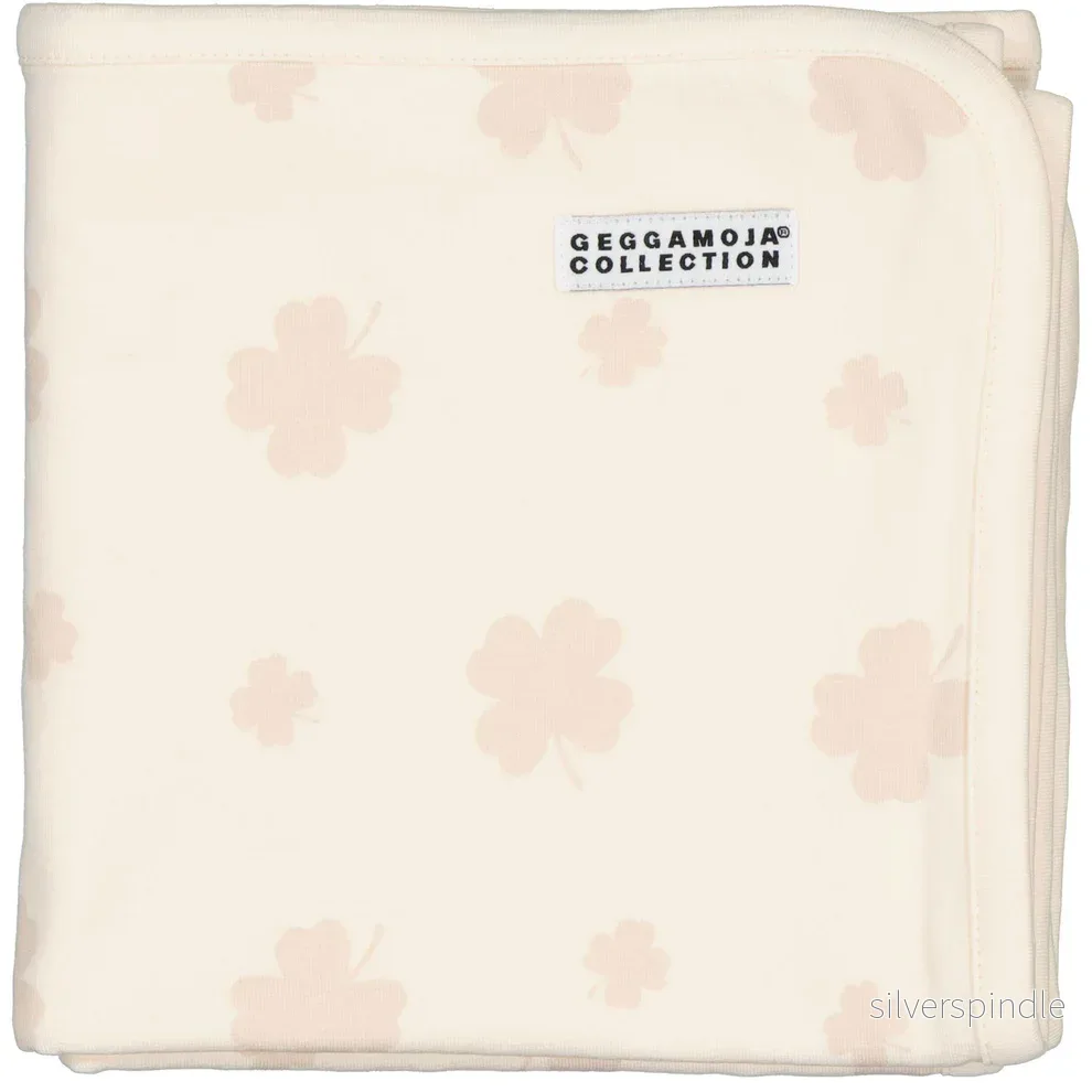 Babyfilt Bambu Klöver Beige - Bild 2