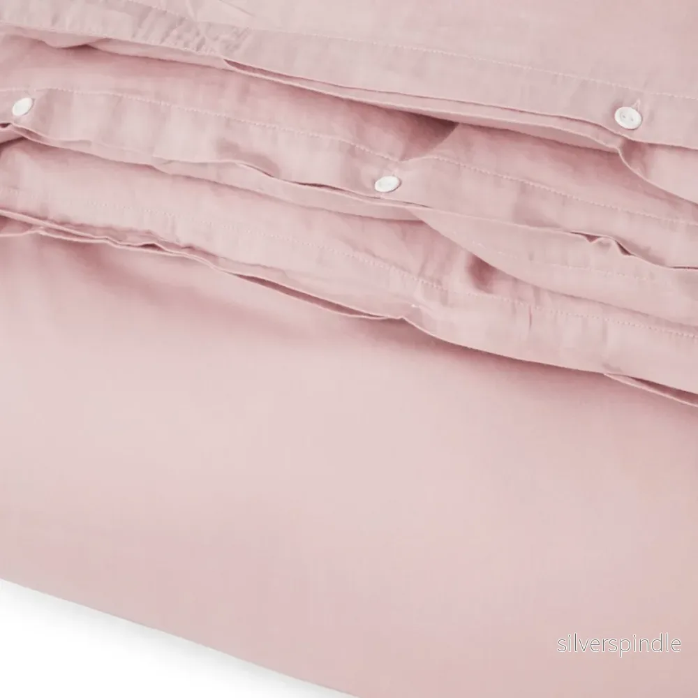 Lexington Violet Washed Cotton Sateen Påslakan - Outlet - Bild 3