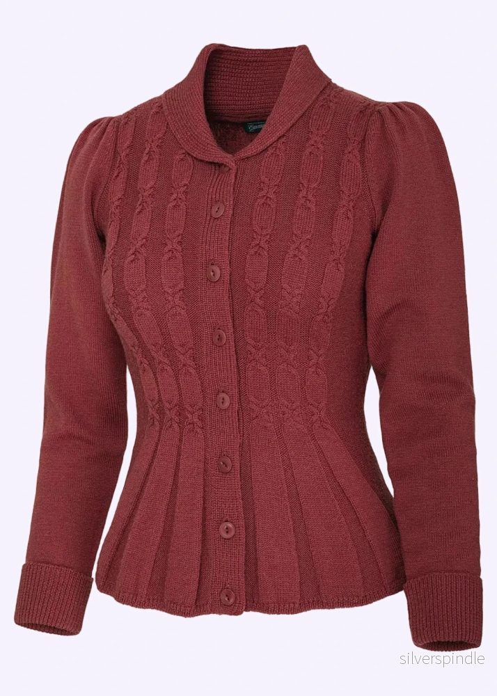 The Screen Siren Cardigan - Rust