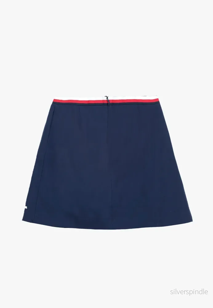 TAYLOR SOLID SKIRT - Blå