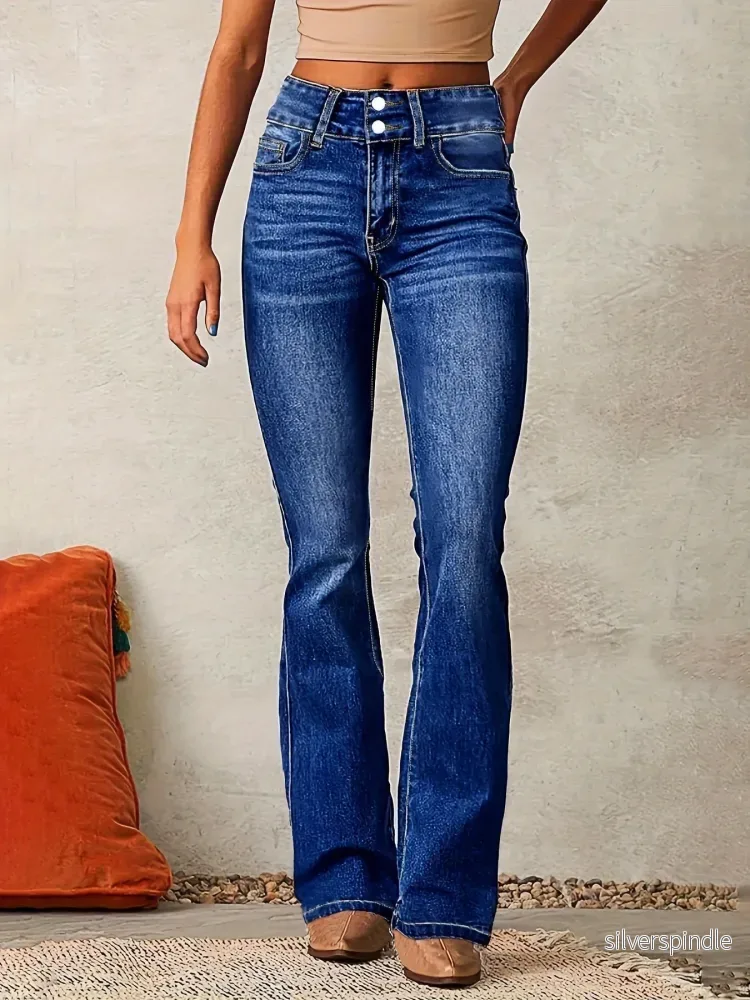 Olivia | Modern Hög Midja Skinny Jeans - Bild 3