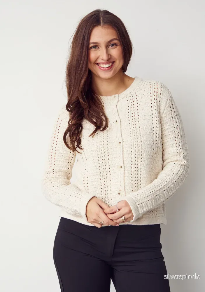 Gwen Cardigan - Broken White