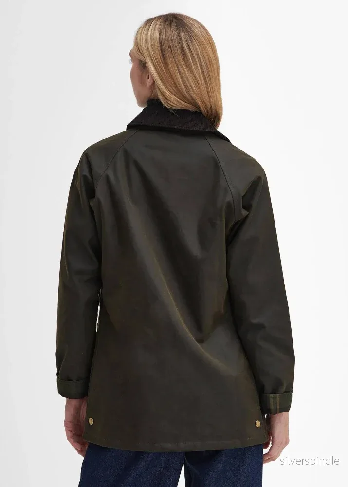 Barbour Acorn Wax Jkt Olive - Bild 3