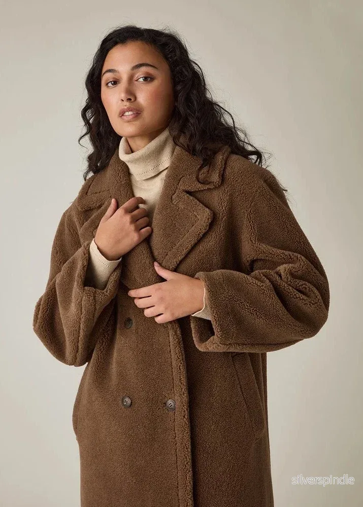 Lexington Teddy Coat Brown