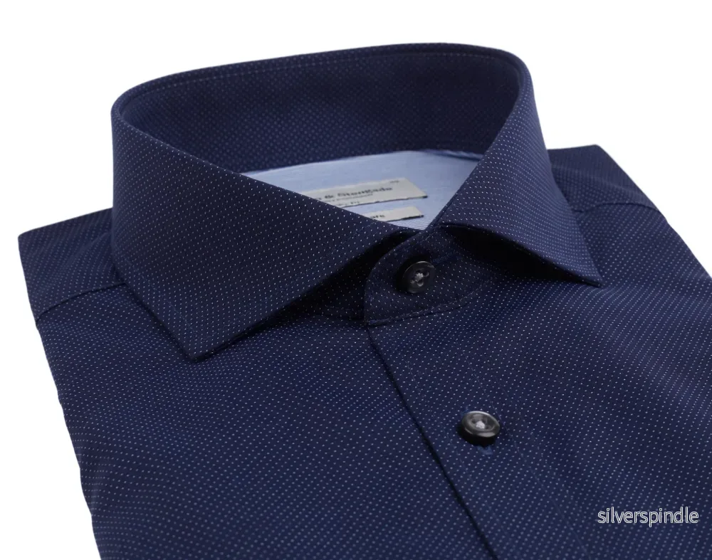 BS Owen Slim Fit Skjorta - Navy - Bild 2