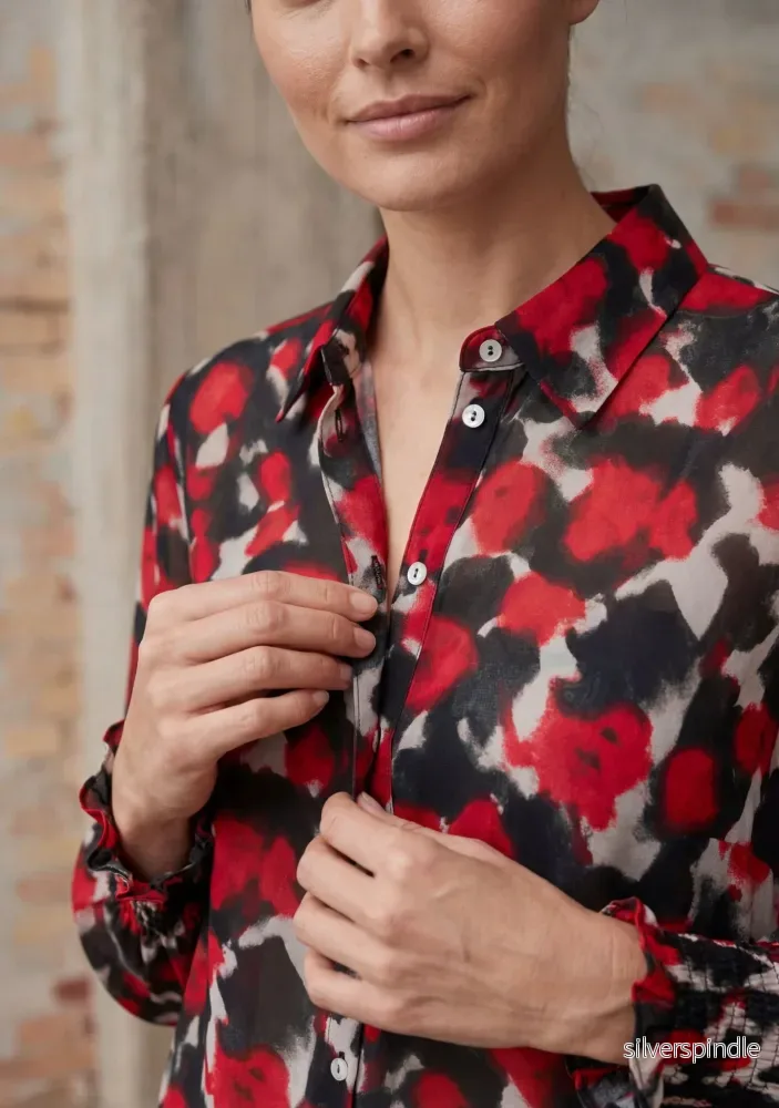 Vibse Shirt - Red Abstraction - Bild 3