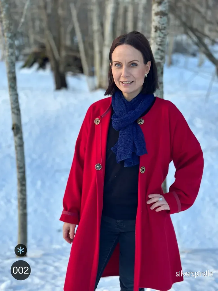 Almira Sjal – Finstickad unisex-sjal i 60+ färger - Bild 3