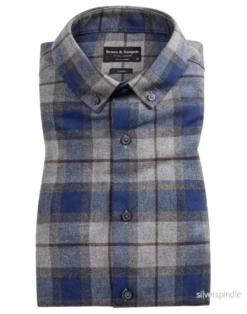 BS Bodoe casual modern fit Skjorta - Blå