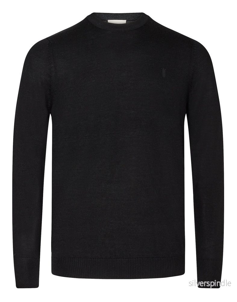BS Jupiter Regular Fit Stickat – Black BS Jupiter Regular Fit Stickat – Black