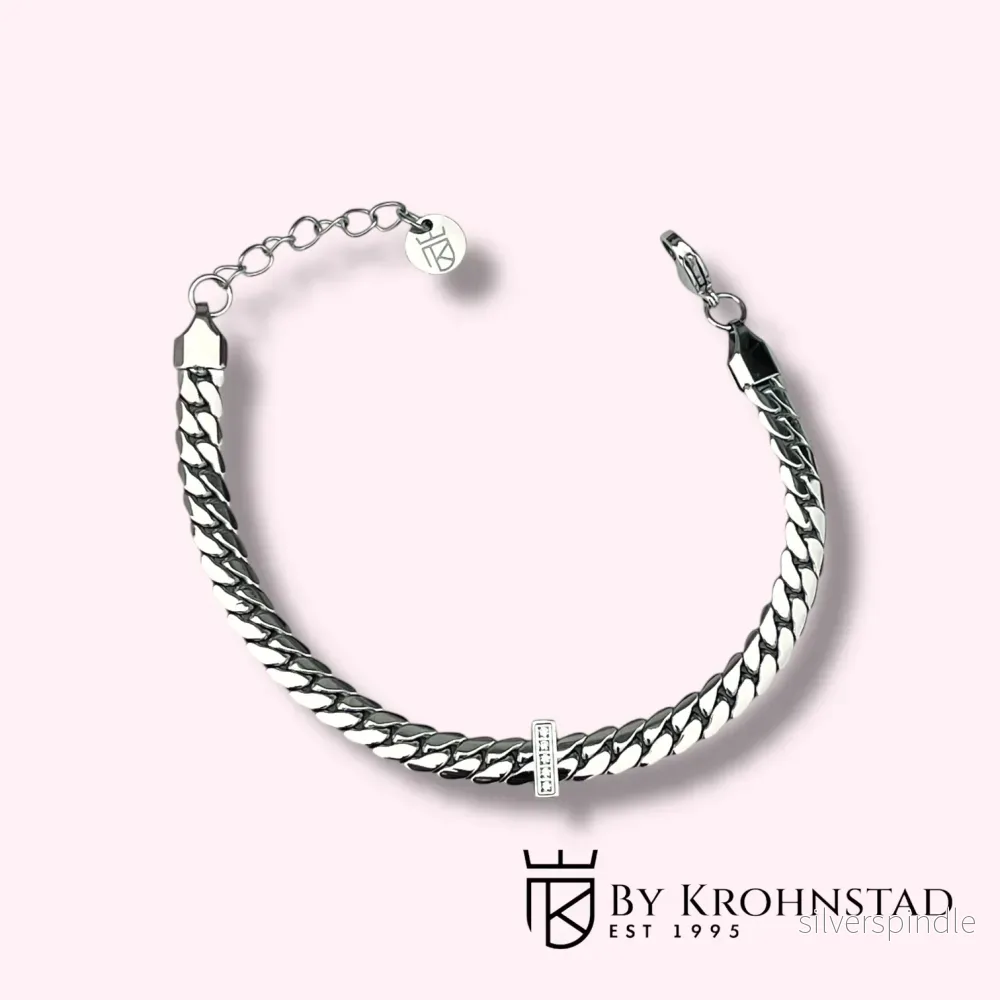 Cuban silver bracelet
