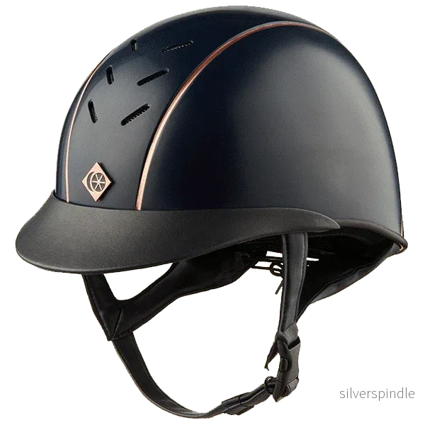 Charles Owen Ayrbrush Helmet Pinstripe Rosé - Bild 2