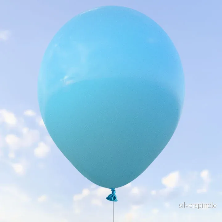 Ljusblå ballonger 28 cm – 100-pack