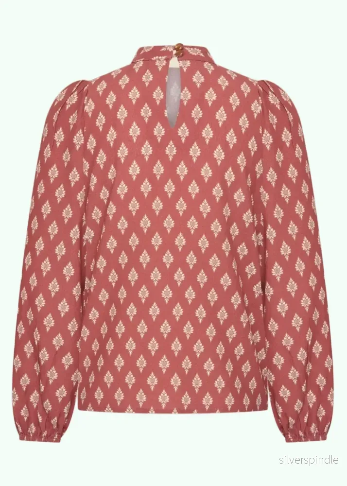 Very Cherry Chloe Blouse Maharadja Marsala - Bild 2