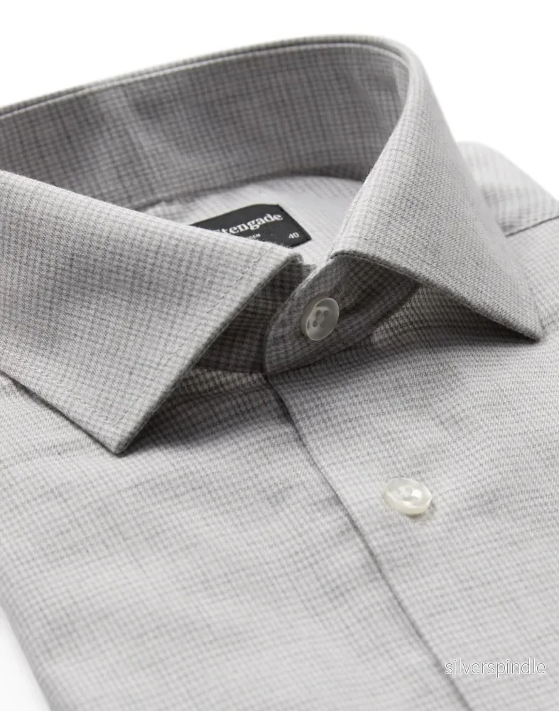 BS Beal Modern Fit Skjorta - Grey - Bild 2