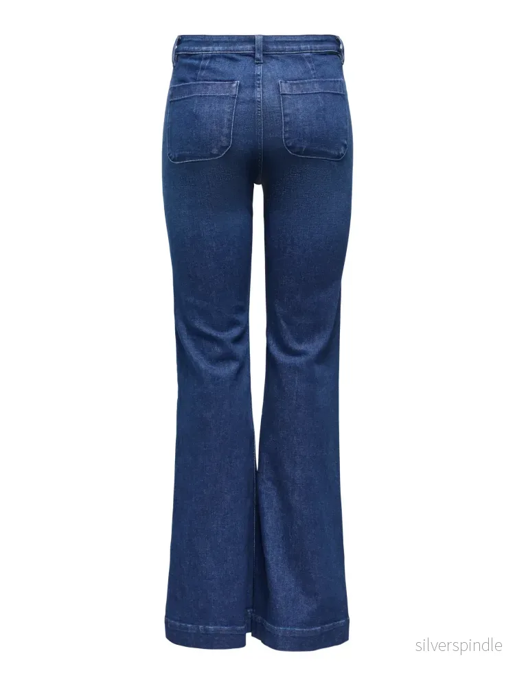 MADISON HW POCKET FL DARK BLUE DENIM L32 - Bild 2