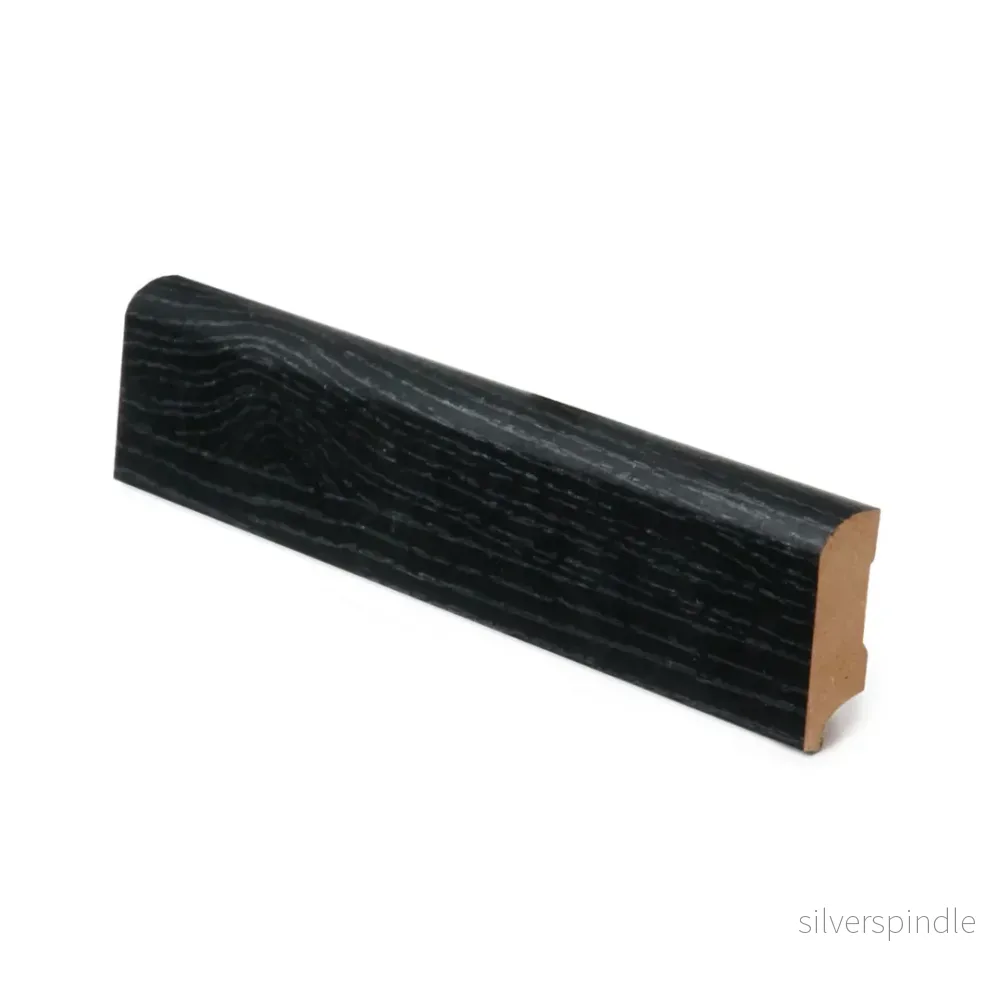 Golvlist 12x42x3050, MDF, Grafit