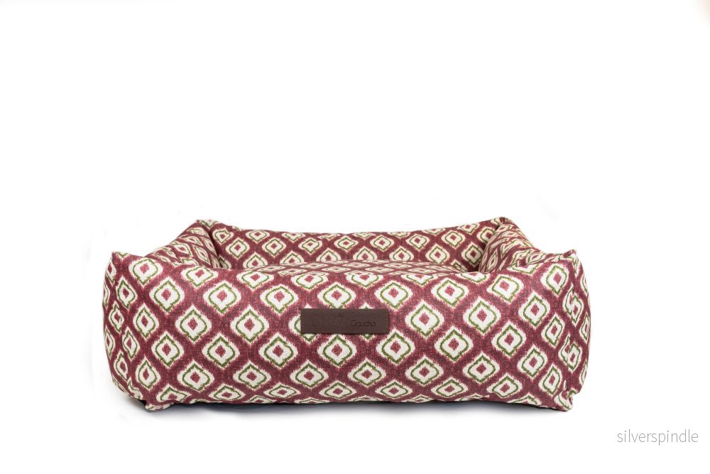 Hundsäng - Ikat Burgundy - Bild 3