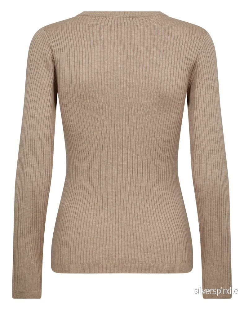 BS Bonita Regular Fit Stickat - Sand - Bild 2
