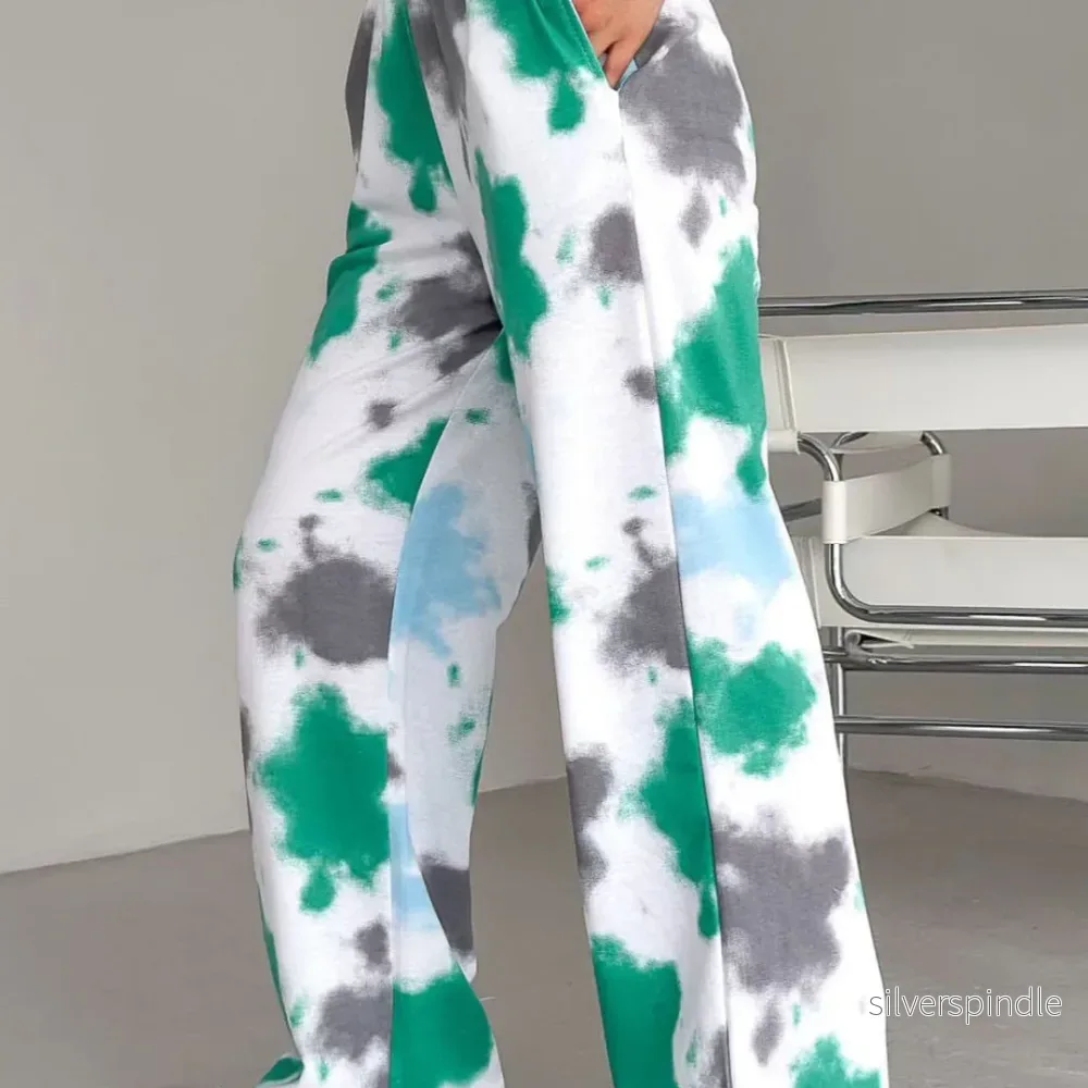 Ella | Snygga Raka Byxor Med Resårmidja Dam - Bild 3