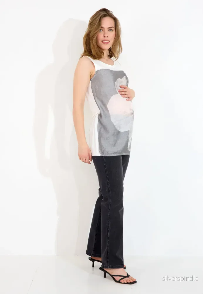 MAMMA-TOPP – Off White mönster