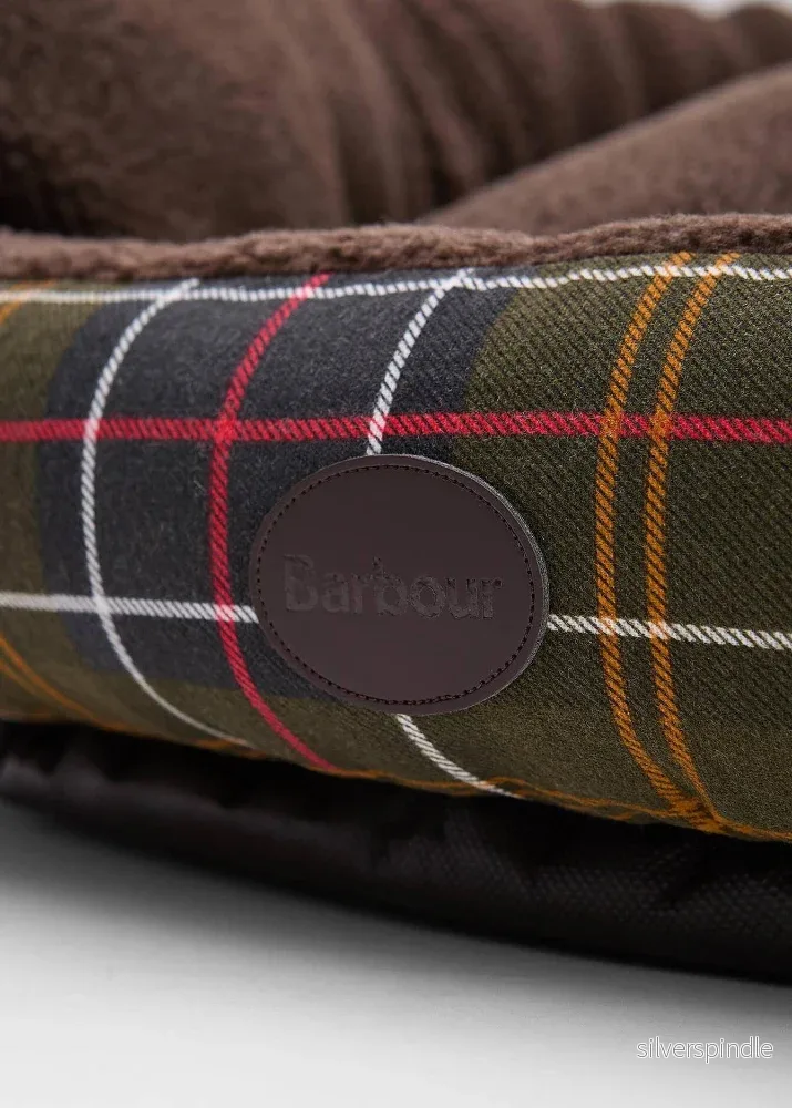 Barbour Round Dog Bed Classic Tartan 30 Tum - Bild 2