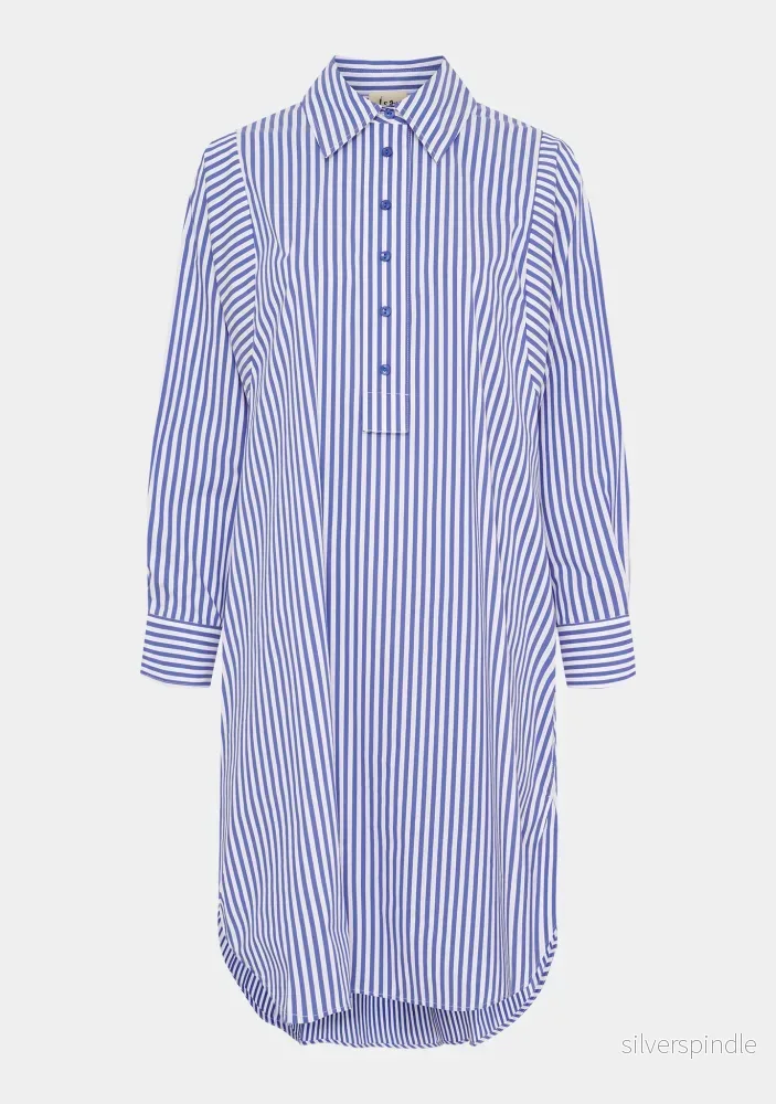 Sigga Striped Dress - Jeans Blue Stripe - Bild 2
