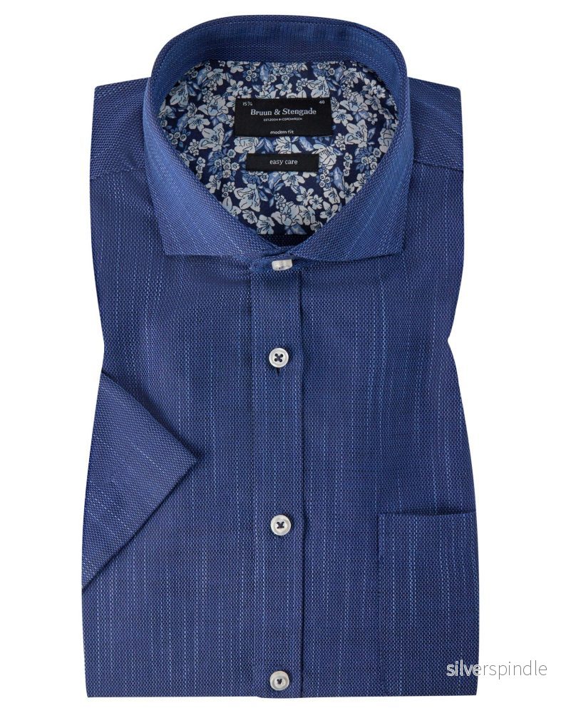 BS Topey Modern Fit Skjorta Blue - Blue