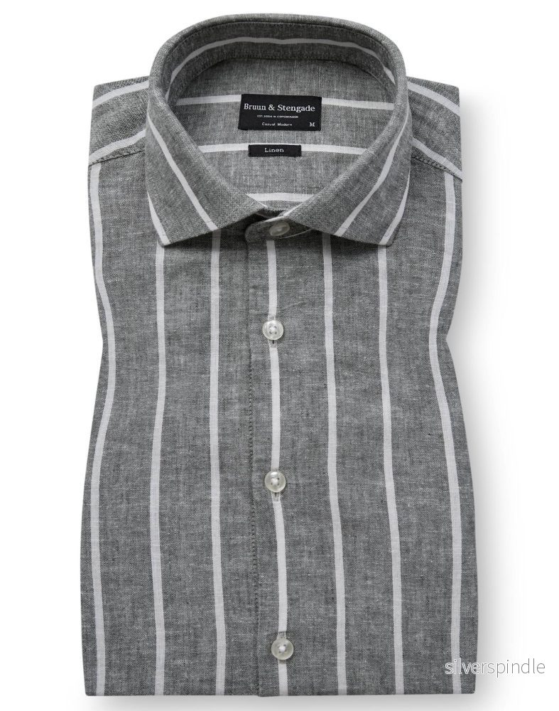 BS Freitas Casual Modern Fit Skjorta – Green/White BS Freitas Casual Modern Fit Skjorta – Green/White