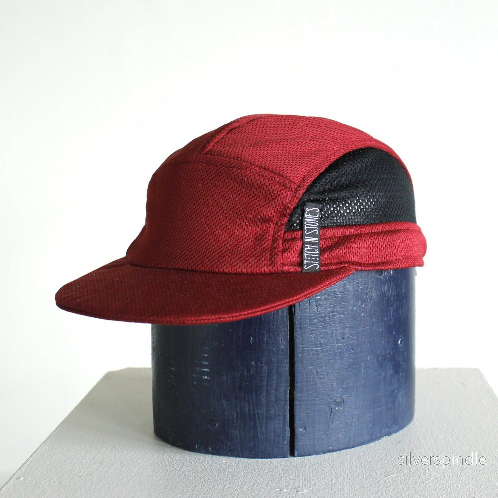 All Mtn Cap deep red, small patch