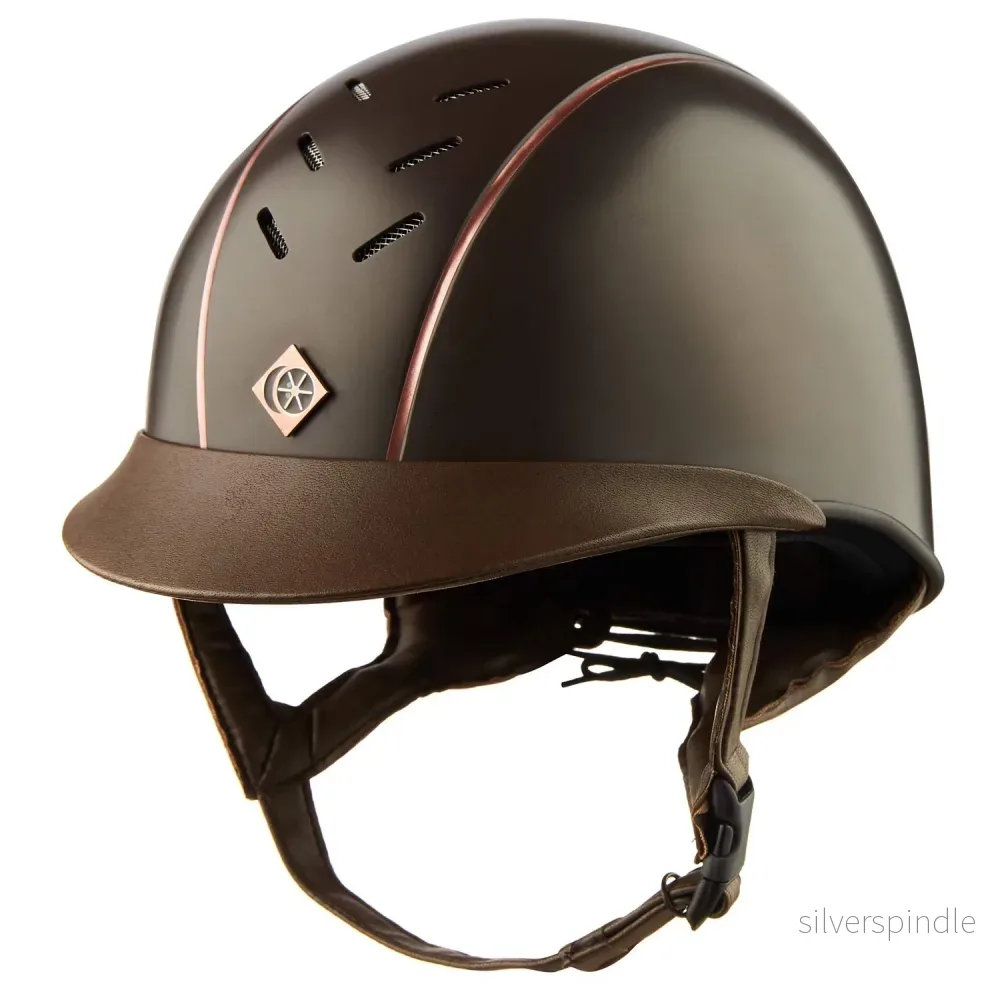 Charles Owen Ayrbrush Helmet Pinstripe Rosé Charles Owen Ayrbrush Helmet Pinstripe Rosé
