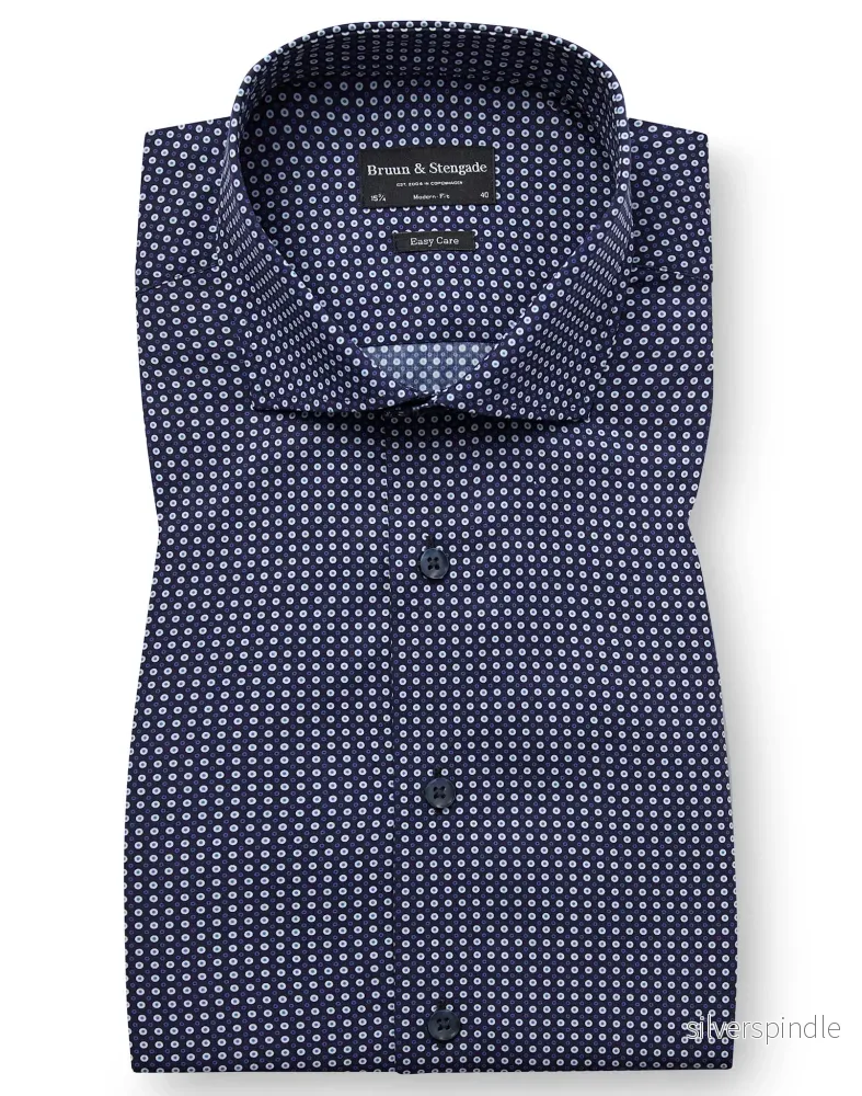 BS Pavlovic Modern Fit Skjorta - Navy