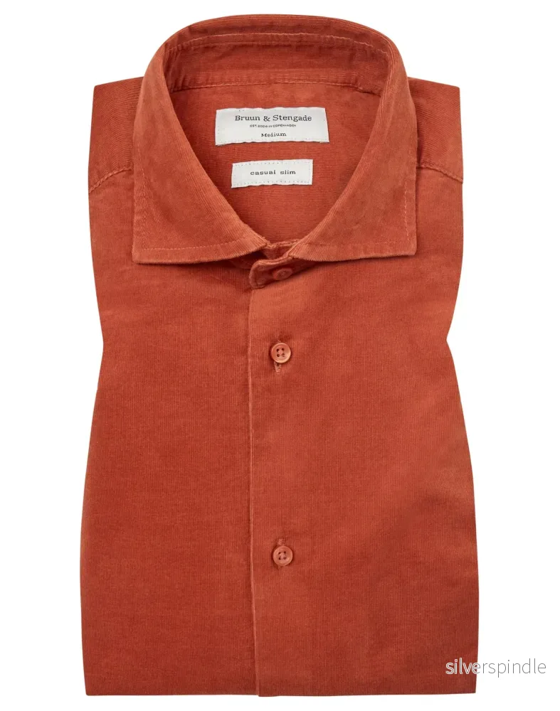 BS Assan Casual Slim Fit Skjorta – Orange BS Assan Casual Slim Fit Skjorta – Orange
