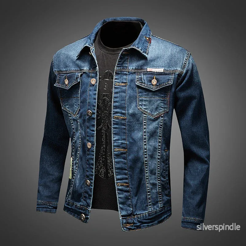 Oliver | Modern Slim-Fit Denimskjorta För Vårbruk Oliver | Modern Slim-Fit Denimskjorta För Vårbruk