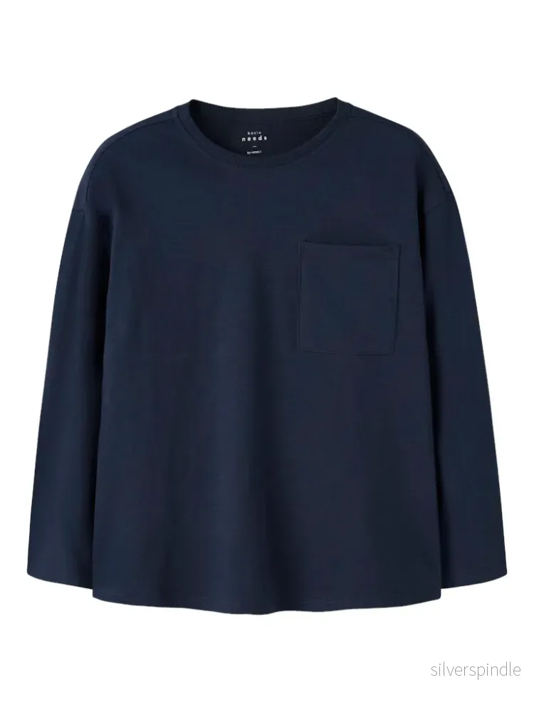 Långärmad T-shirt med ficka