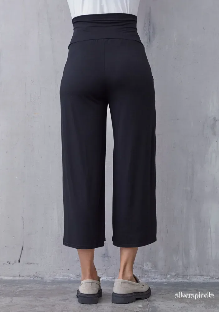 Karma Wide Pant - Black - Bild 3