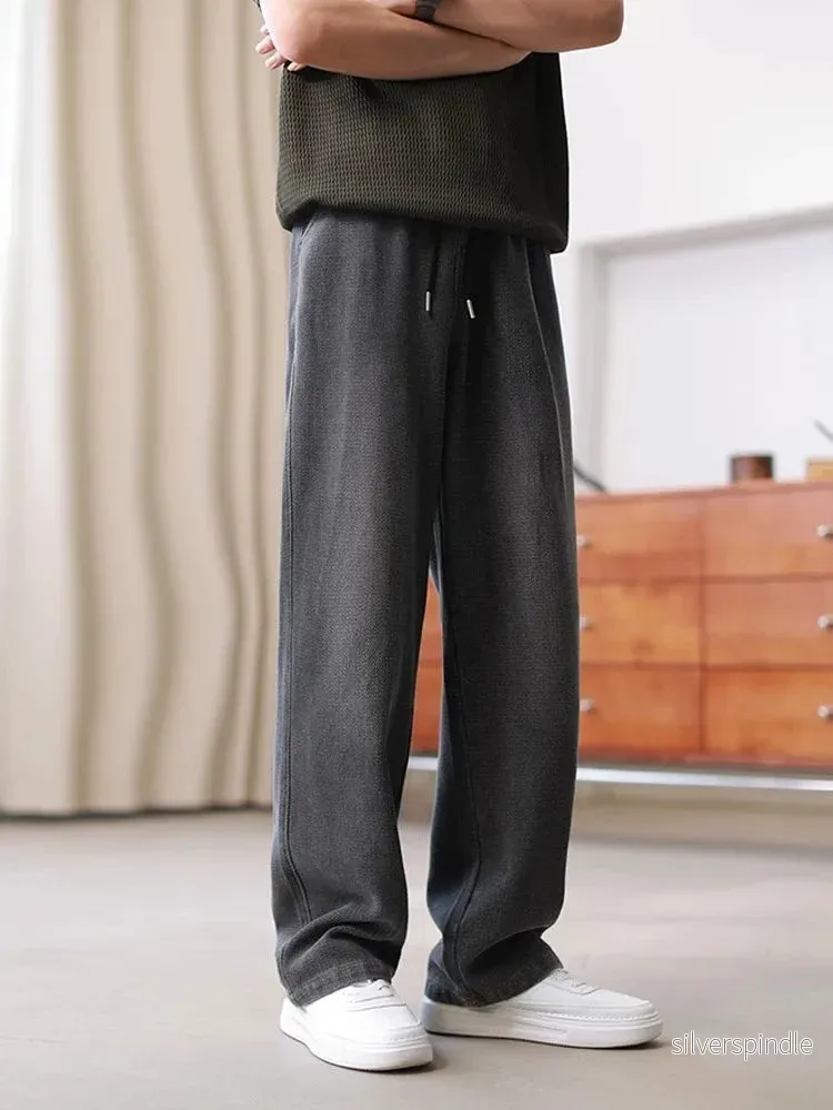 Ethan | Avslappnade Raka Jeans Herr med Medelhög Midja Ethan | Avslappnade Raka Jeans Herr med Medelhög Midja