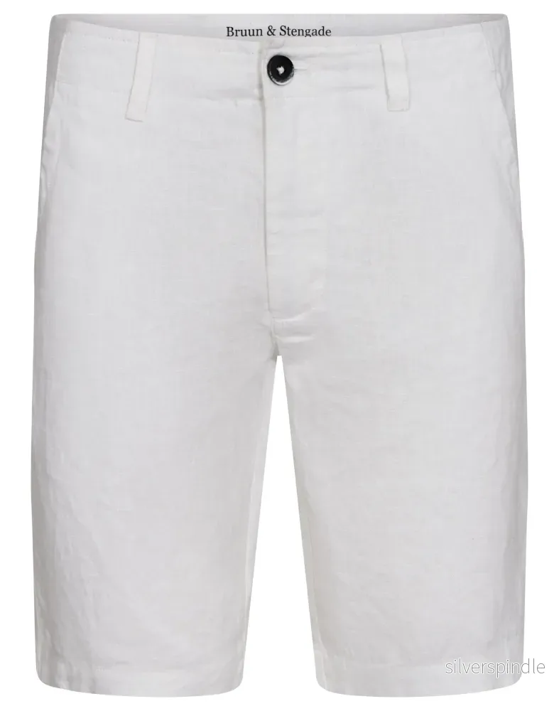 BS Andros Regular Fit Shorts - White