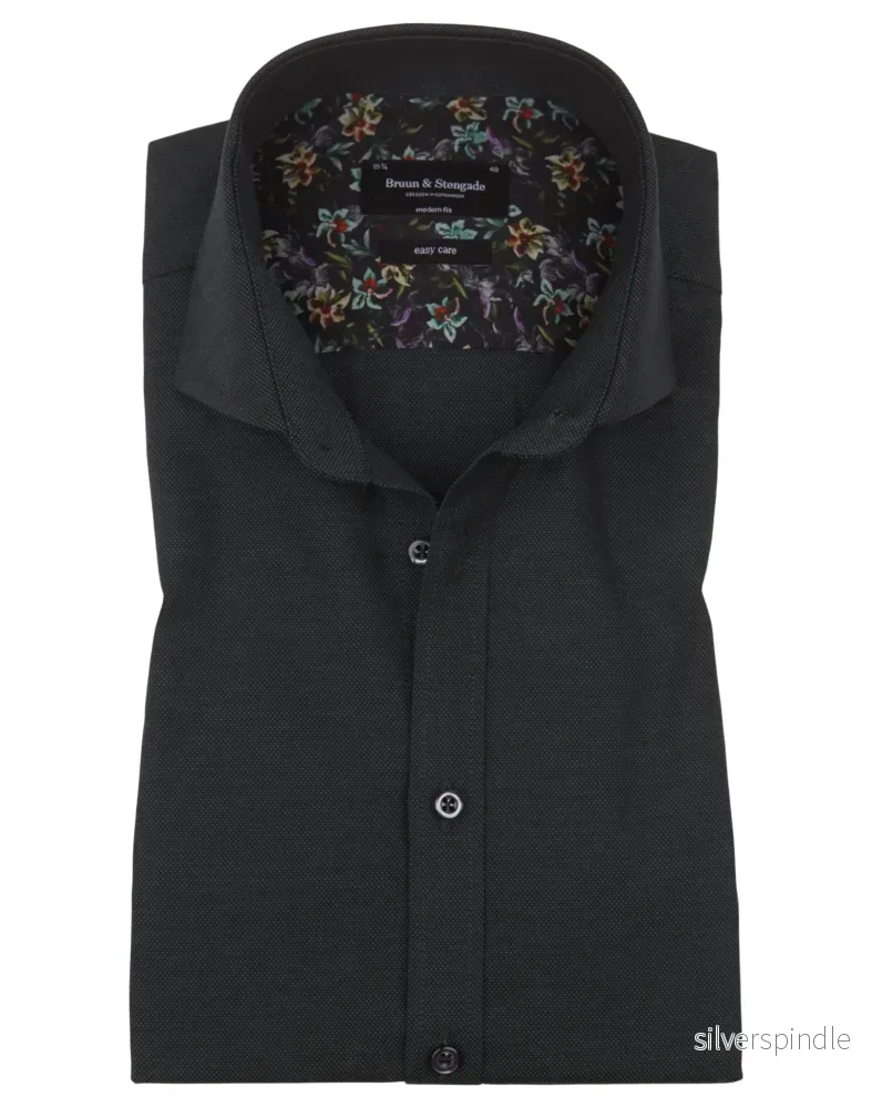 BS Pepe Modern Fit Skjorta - Dark Green