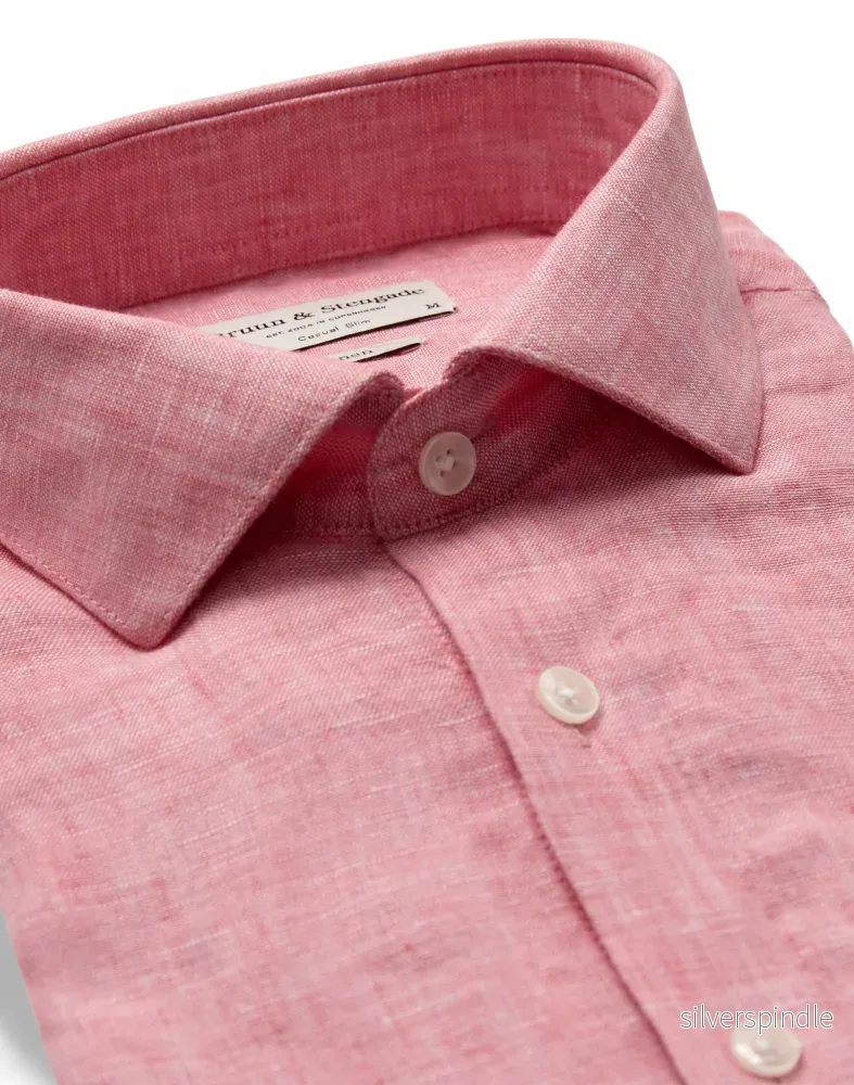 BS Perth Casual Slim Fit Skjorta - Pink - Bild 2