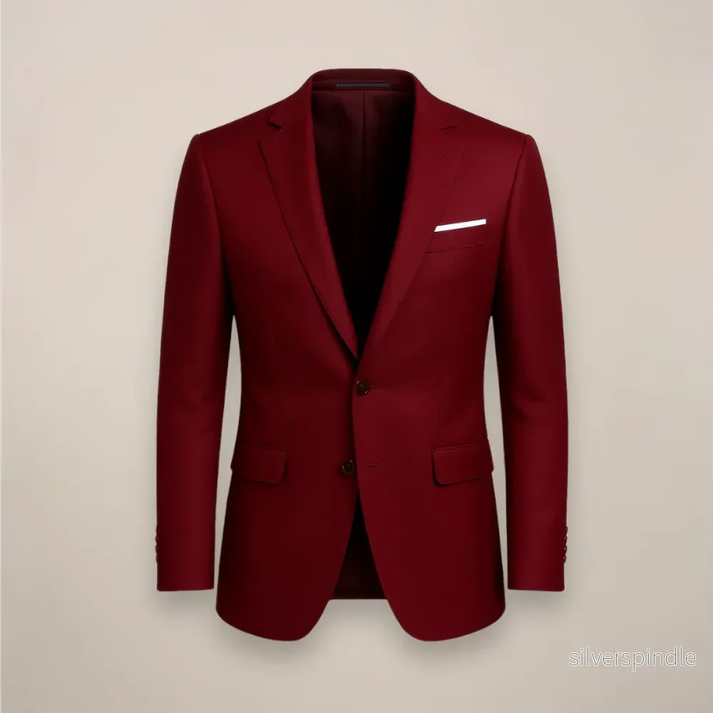 Elegant Kavaj | Slim Fit Formell Kavaj med Enkelknäppt Design | Mångsidig Kavaj för Affärsmöten och Fester