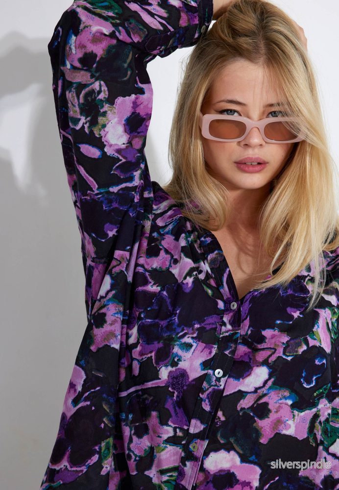LATOYA BLUS - Lilac Flowe - Bild 2