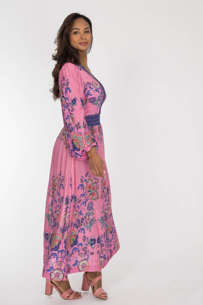 Pure boho midi jersey dress - Pink - Bild 2