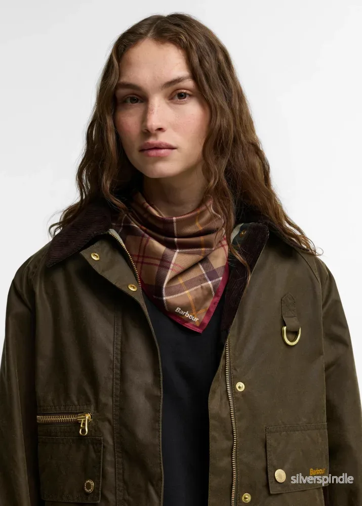 Barbour Kinsale Tartan Head Scarf Muted Tartan - Bild 3