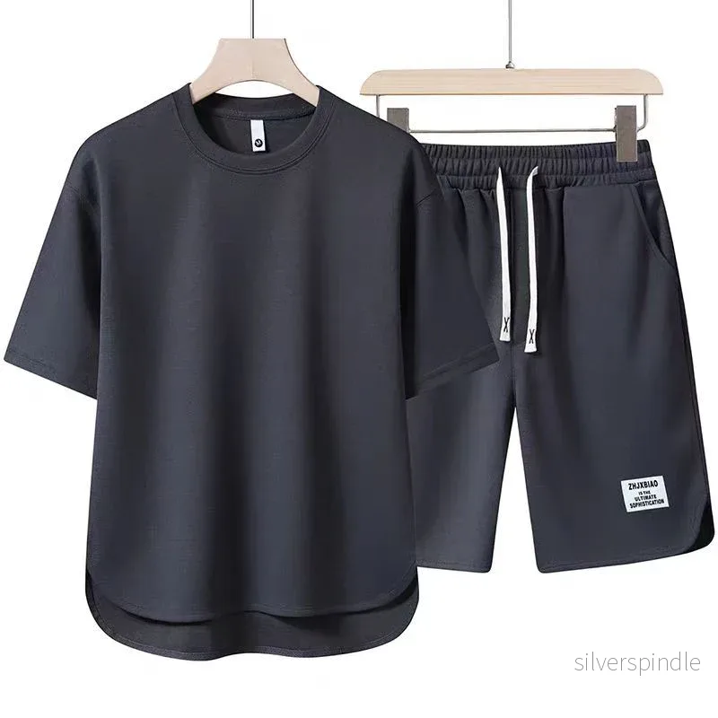Ethan | Lätt Enfärgad Kortärmad T-shirt för Sommar - Bild 2