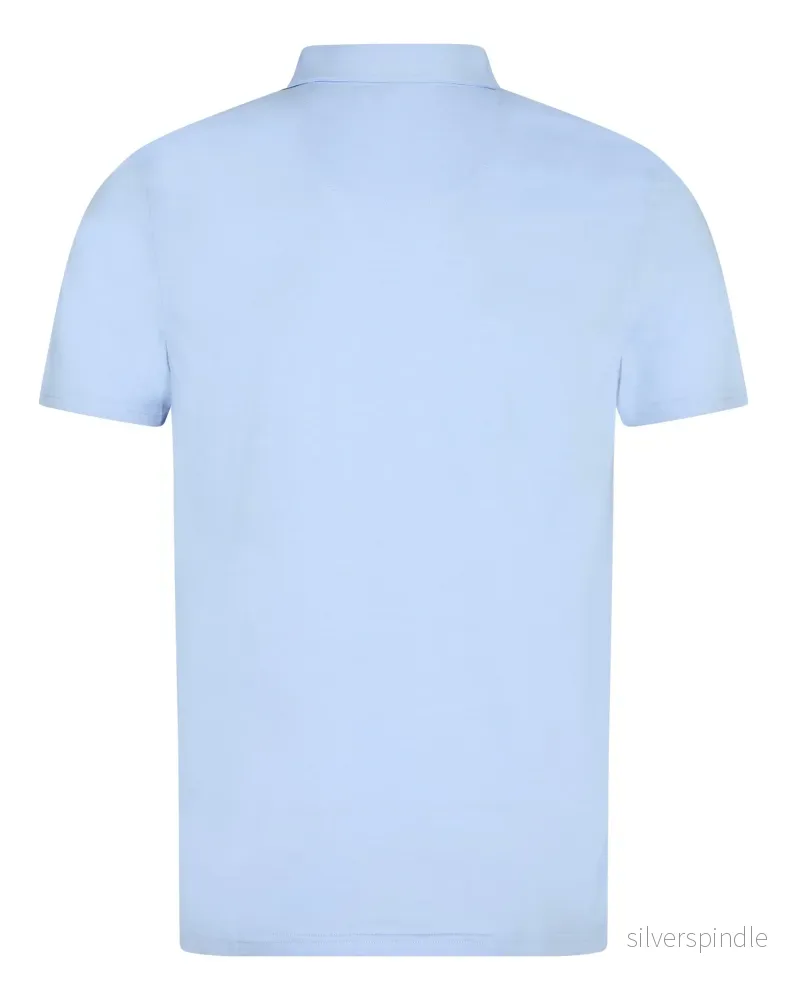 BS Natesan Regular Fit Piké - Light Blue - Bild 2