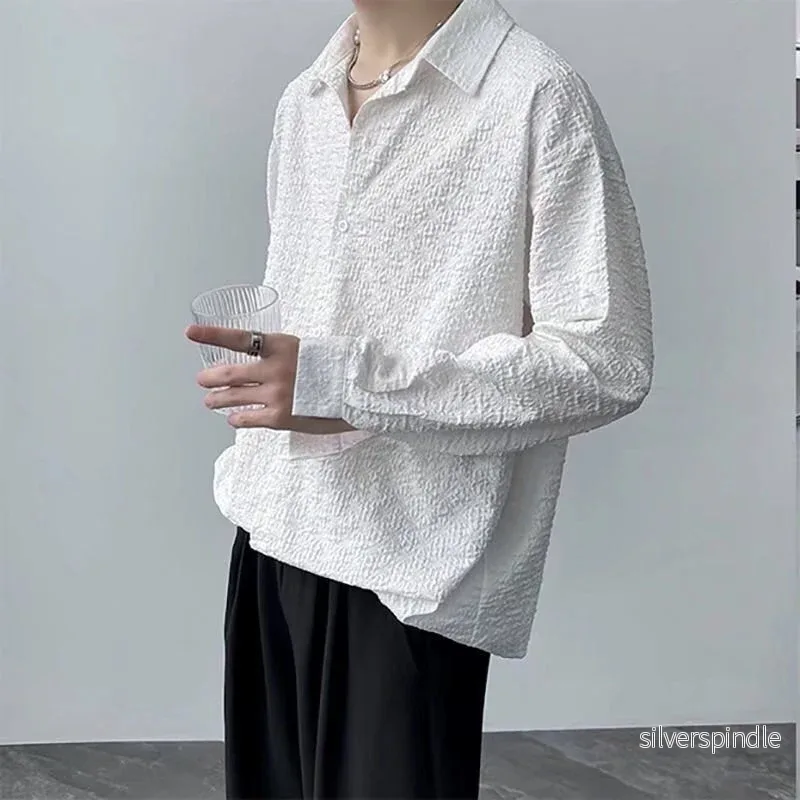 Ethan | Trendig Långärmad Kofta med Jacquarddesign för Vår och Höst - Bild 2
