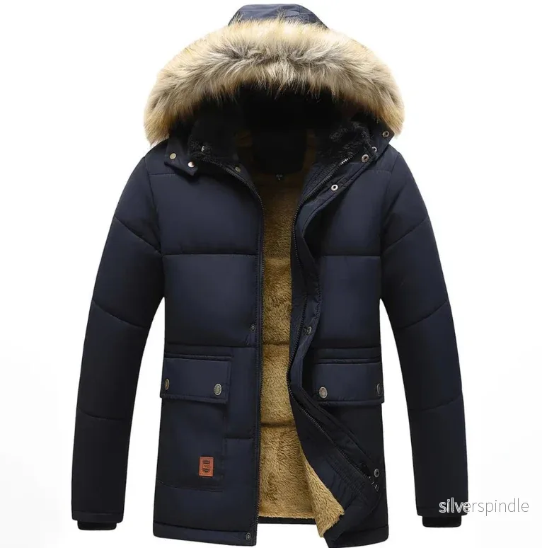 Vinterjacka | Parkas med Isolerad Huva och Multifunktionella Fickor | Hållbar Design för Kalla Dagar Vinterjacka | Parkas med Isolerad Huva och Multifunktionella Fickor | Hållbar Design för Kalla Dagar