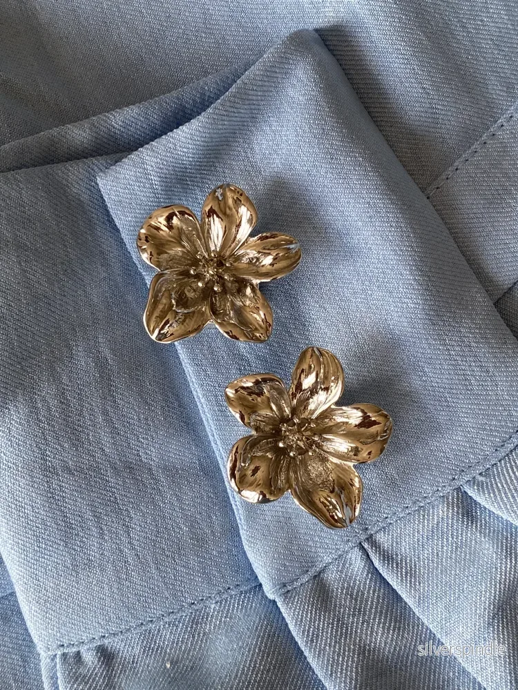 Silver Bloom Button covers - Bild 3
