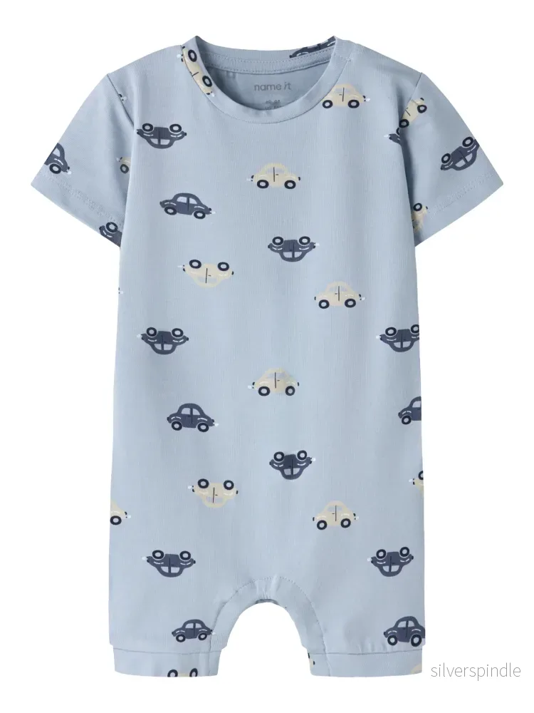 Baby Sunsuit m. bilar